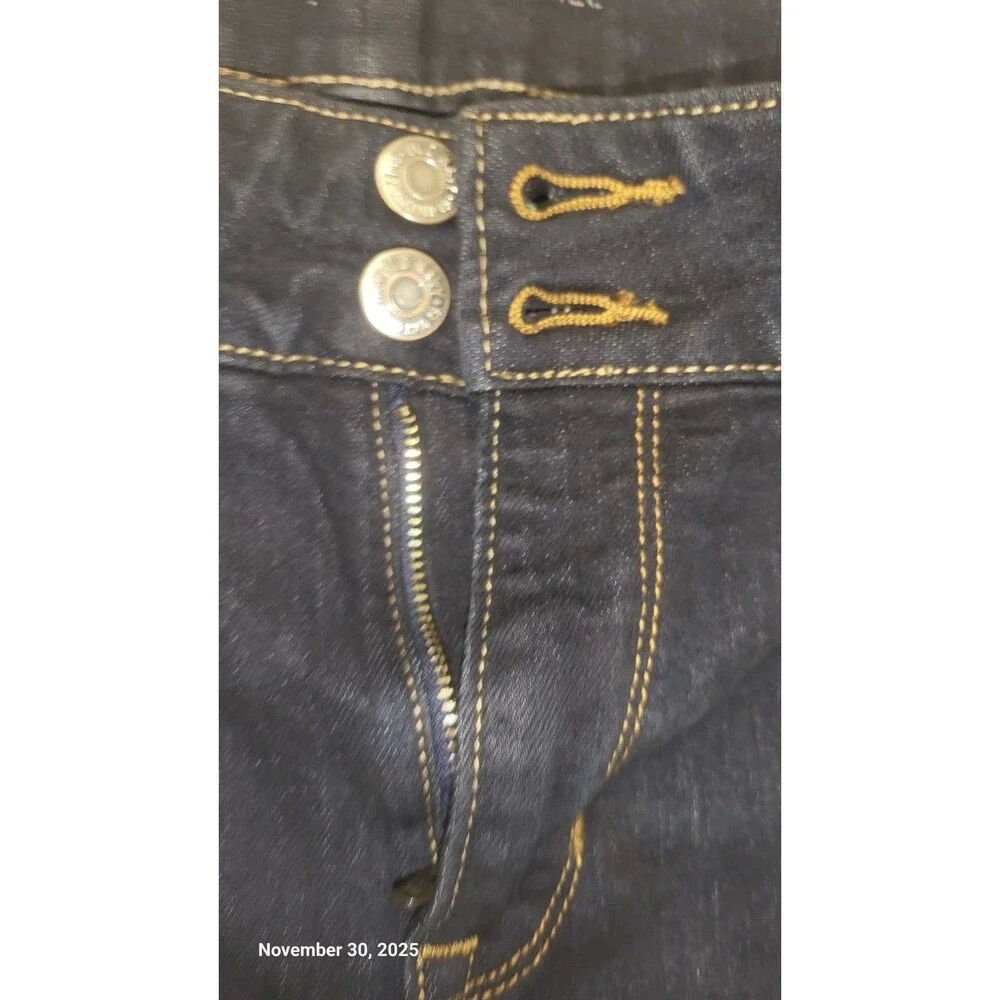 Old Navy Womens Denim Jean Cut Offs Stretchy Med Wash sz 20 - Picture 4 of 7